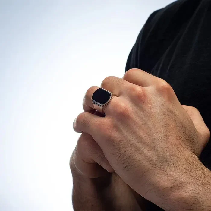 Classic black Turkish ring - Image 2
