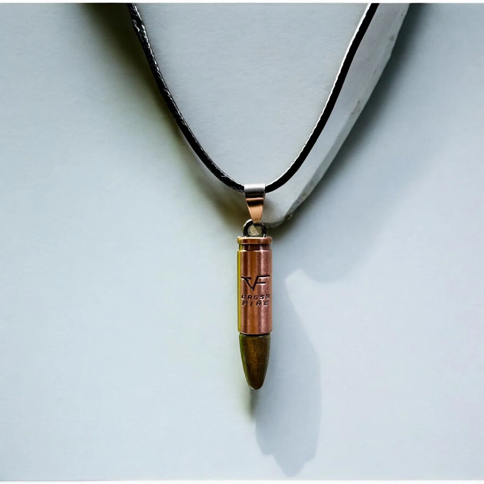 Bullet Pendant Necklace (copper) - Image 3