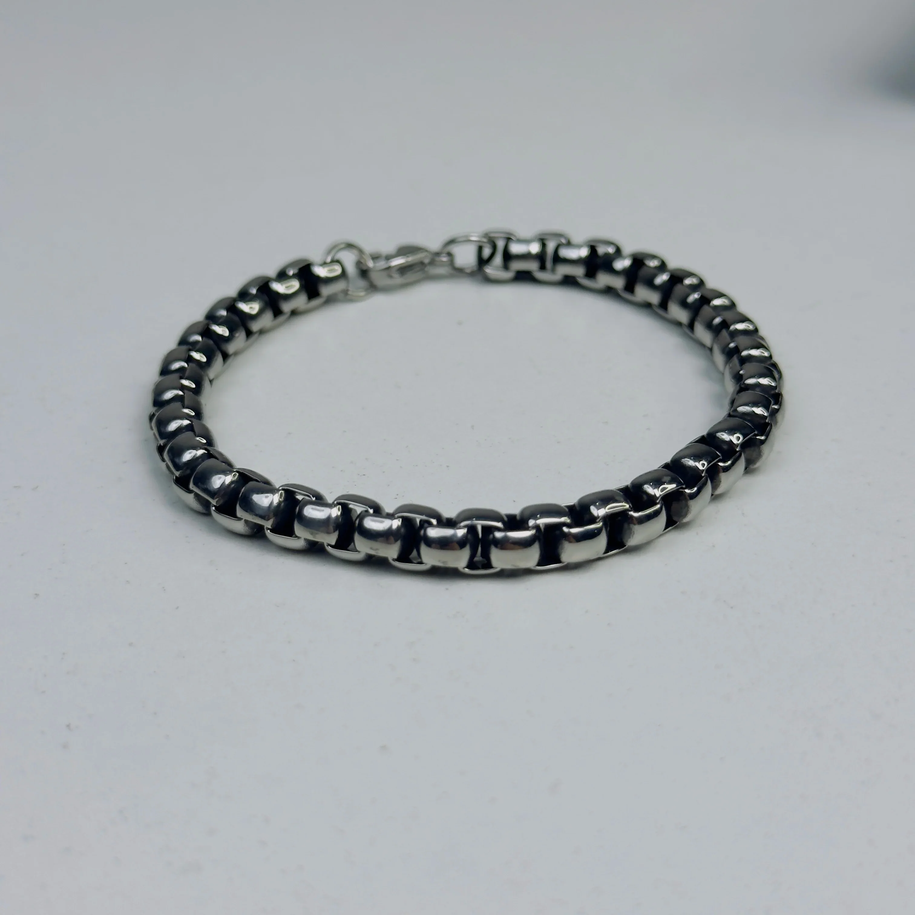 Chrome Box Chain Bracelet - Image 4