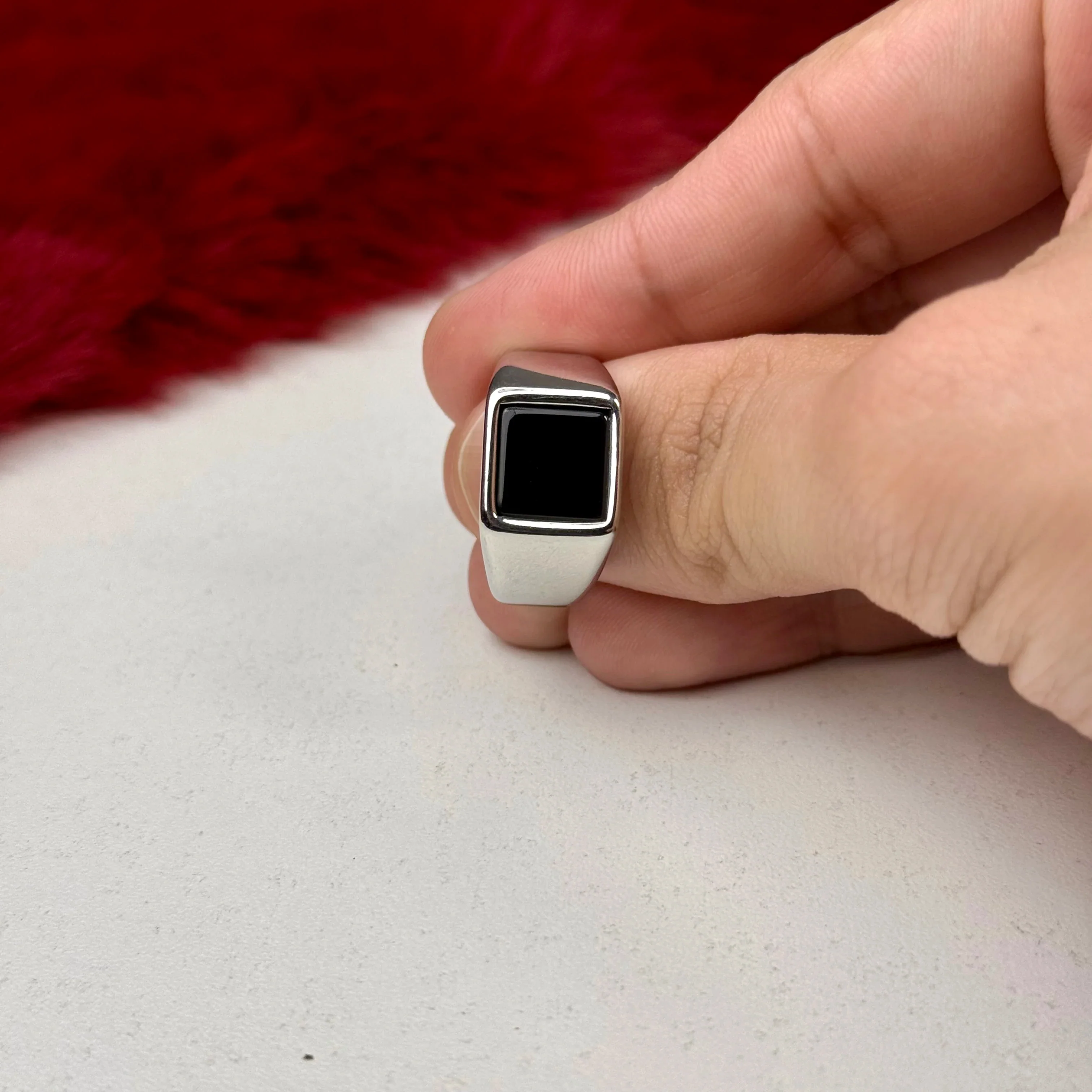 Modern Onyx Turkish ring - Image 2