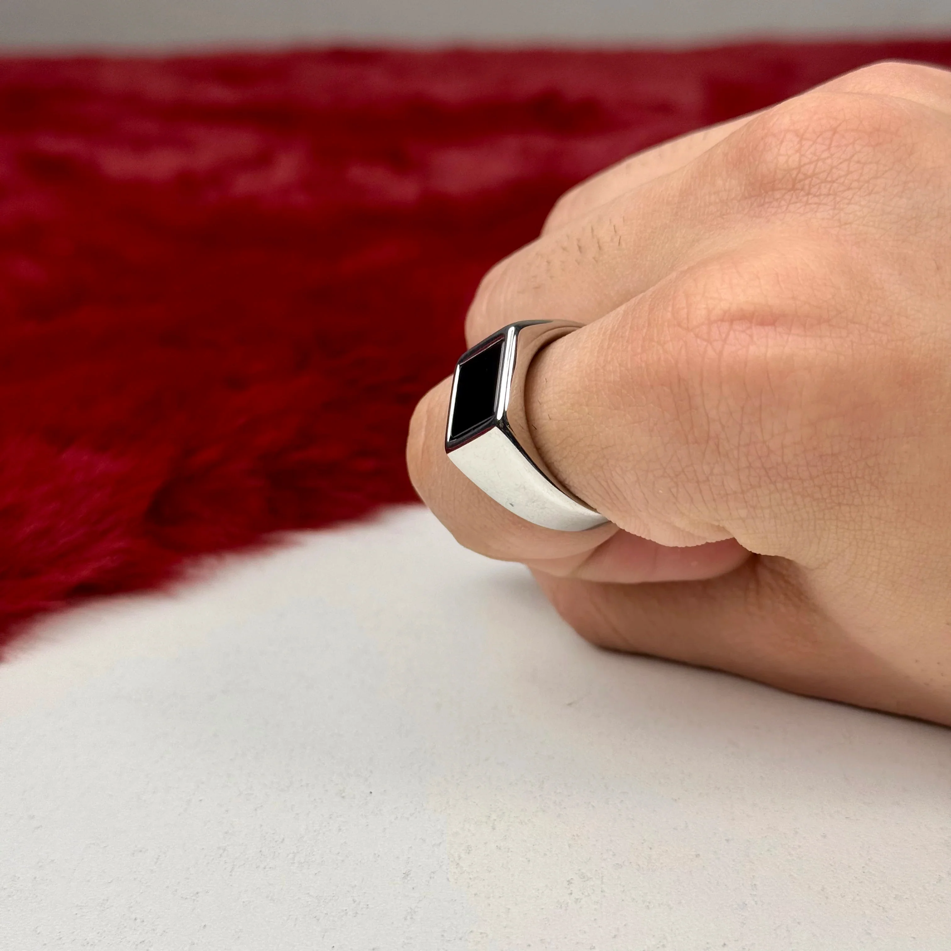Modern Onyx Turkish ring - Image 3
