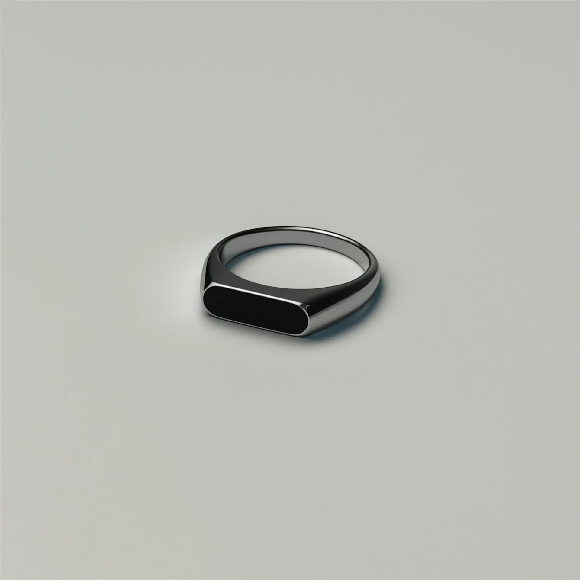 Moonlight Silver Signet Ring - Image 3