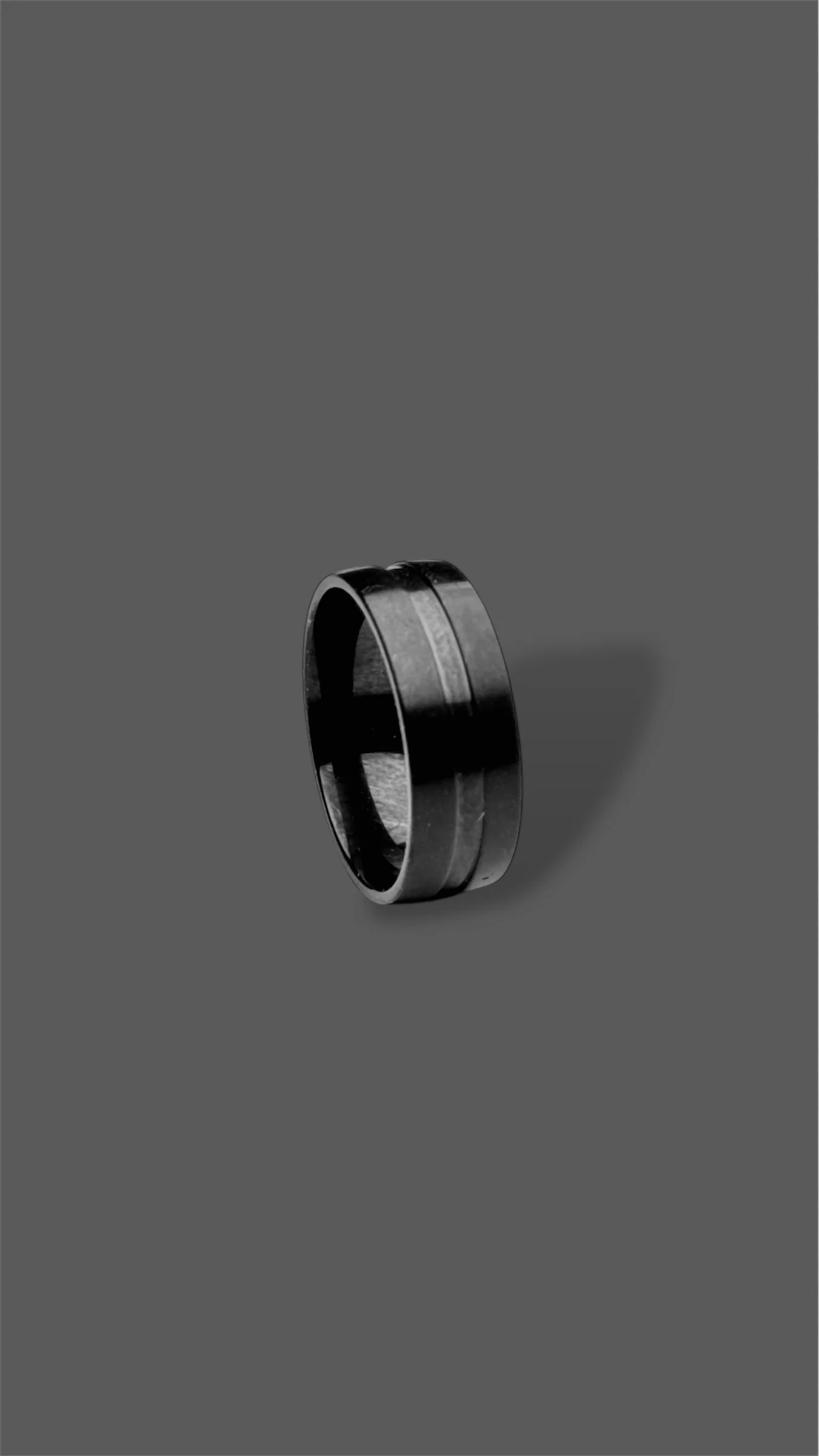 Matte tungsten Ring - Image 2