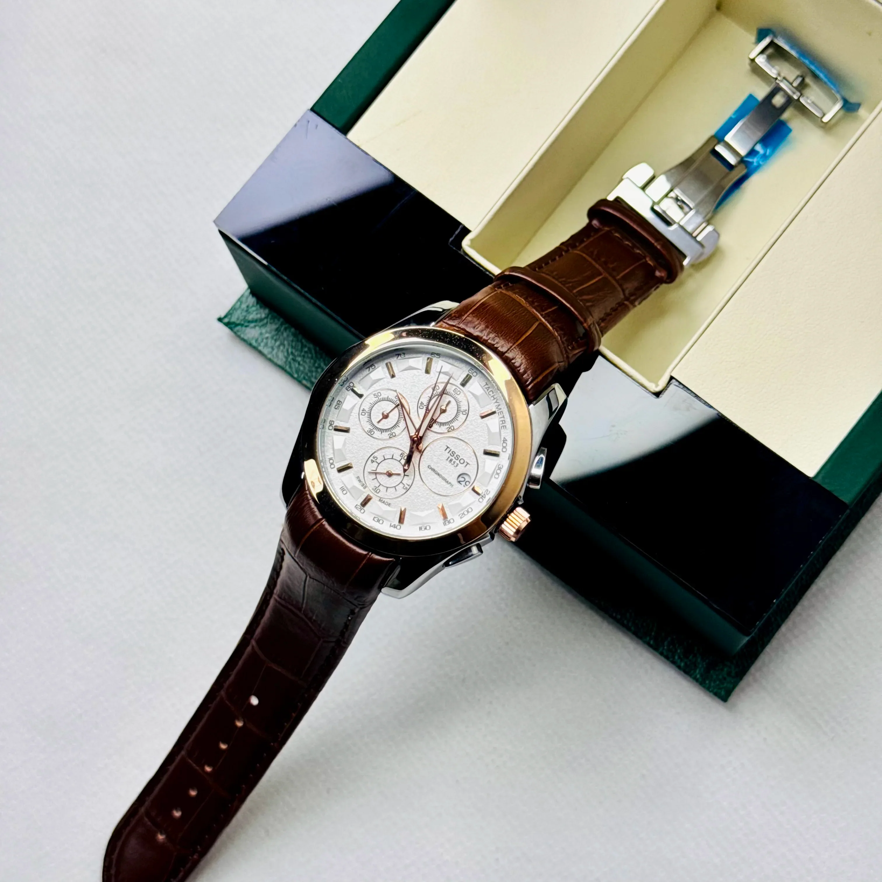 ZEFIRO T-09: Premium Leather Chronograph Series - Image 14