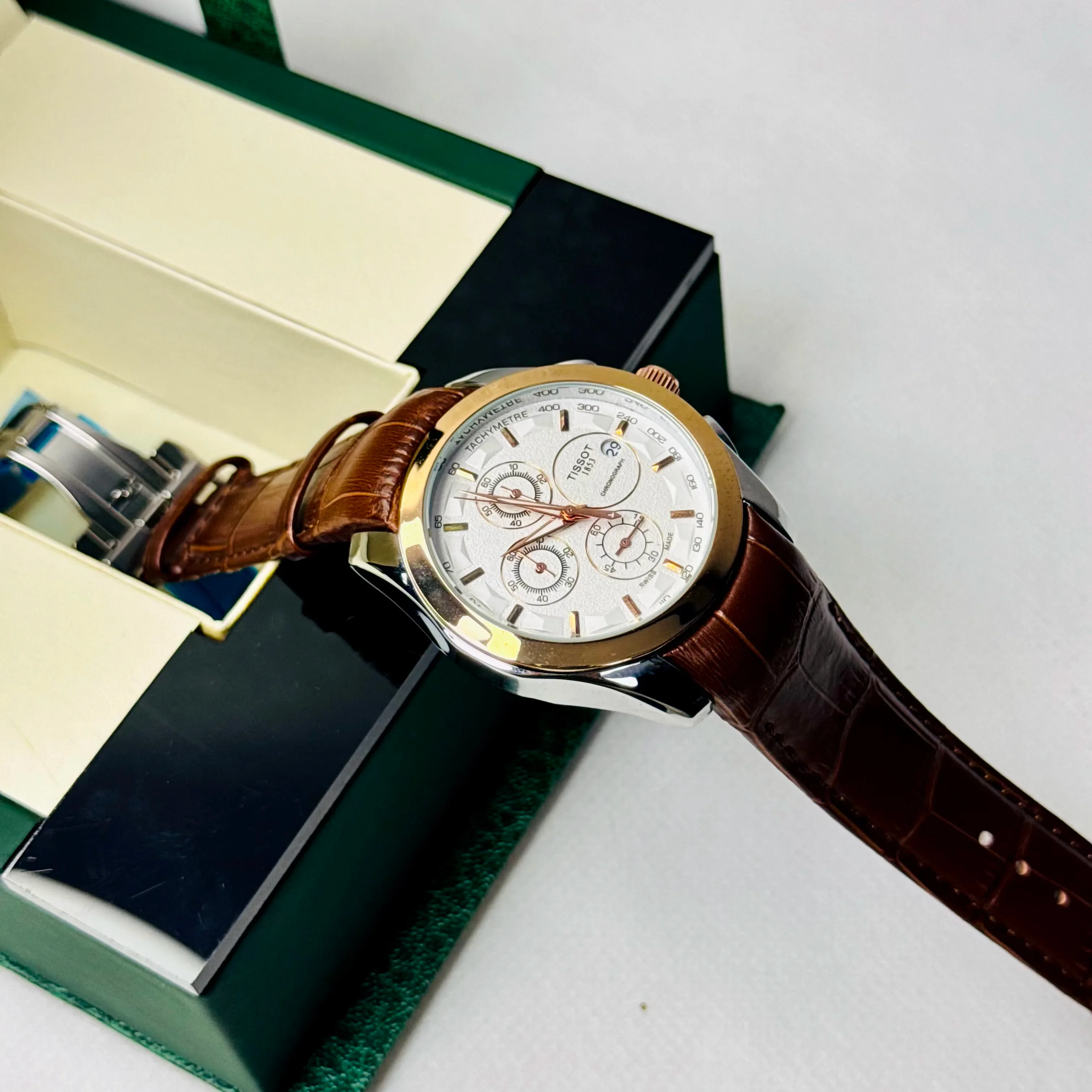 ZEFIRO T-09: Premium Leather Chronograph Series - Image 18